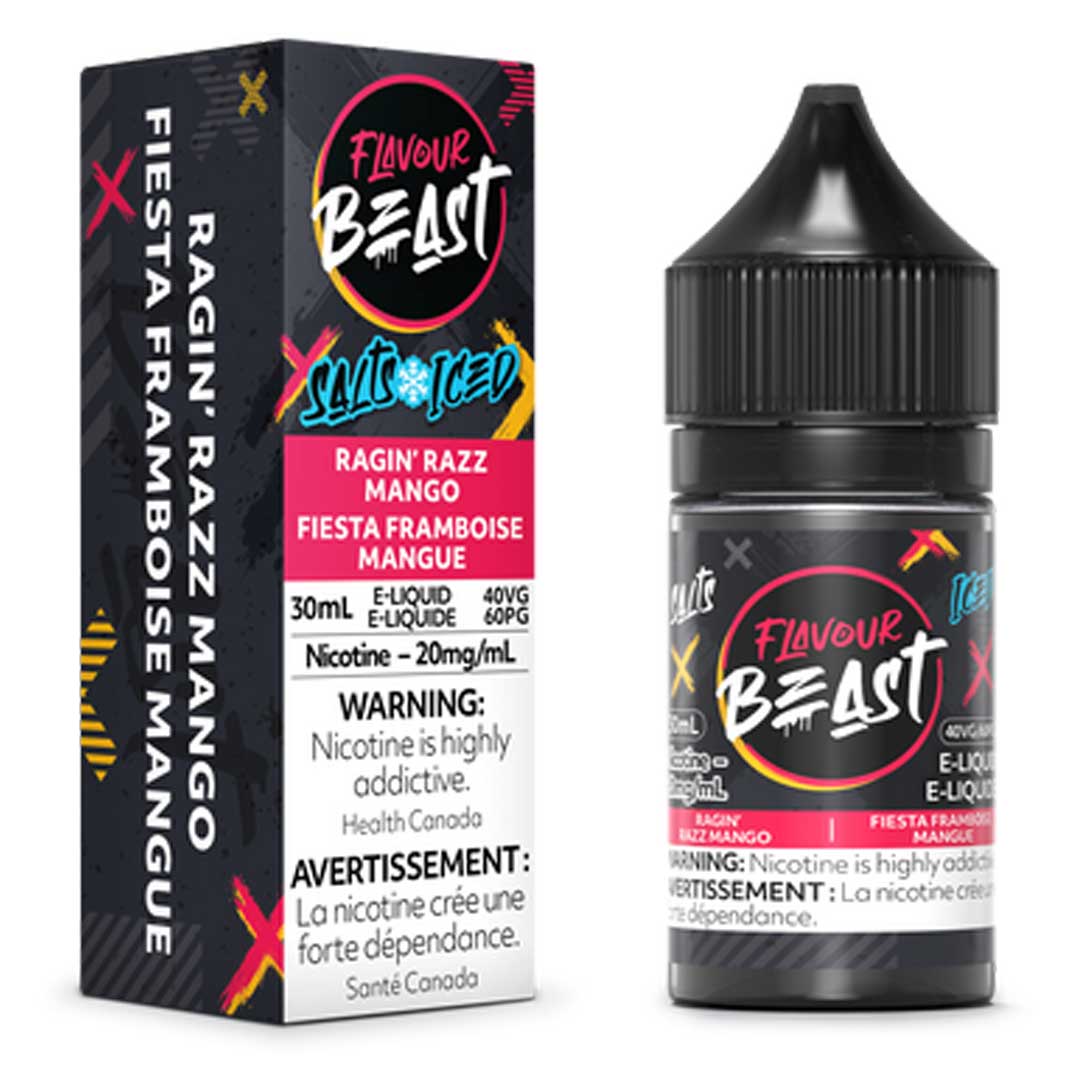 TAG Liquor Stores Canada Delivery -Flavour Beast E-Liquid Ragin' Razz Mango Iced -tagliquorstores.com