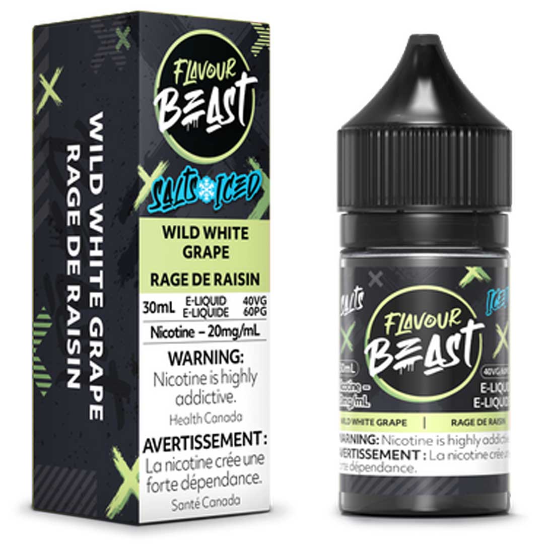 TAG Liquor Stores Canada Delivery -Flavour Beast E-Liquid Wild White Grape Iced -tagliquorstores.com