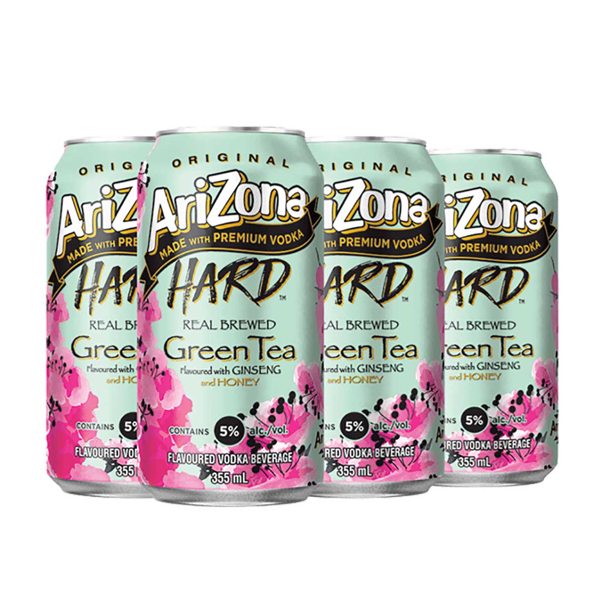 Tag Liquor Stores Delivery BC - Arizona Hard Green Tea 6 Pack Cans