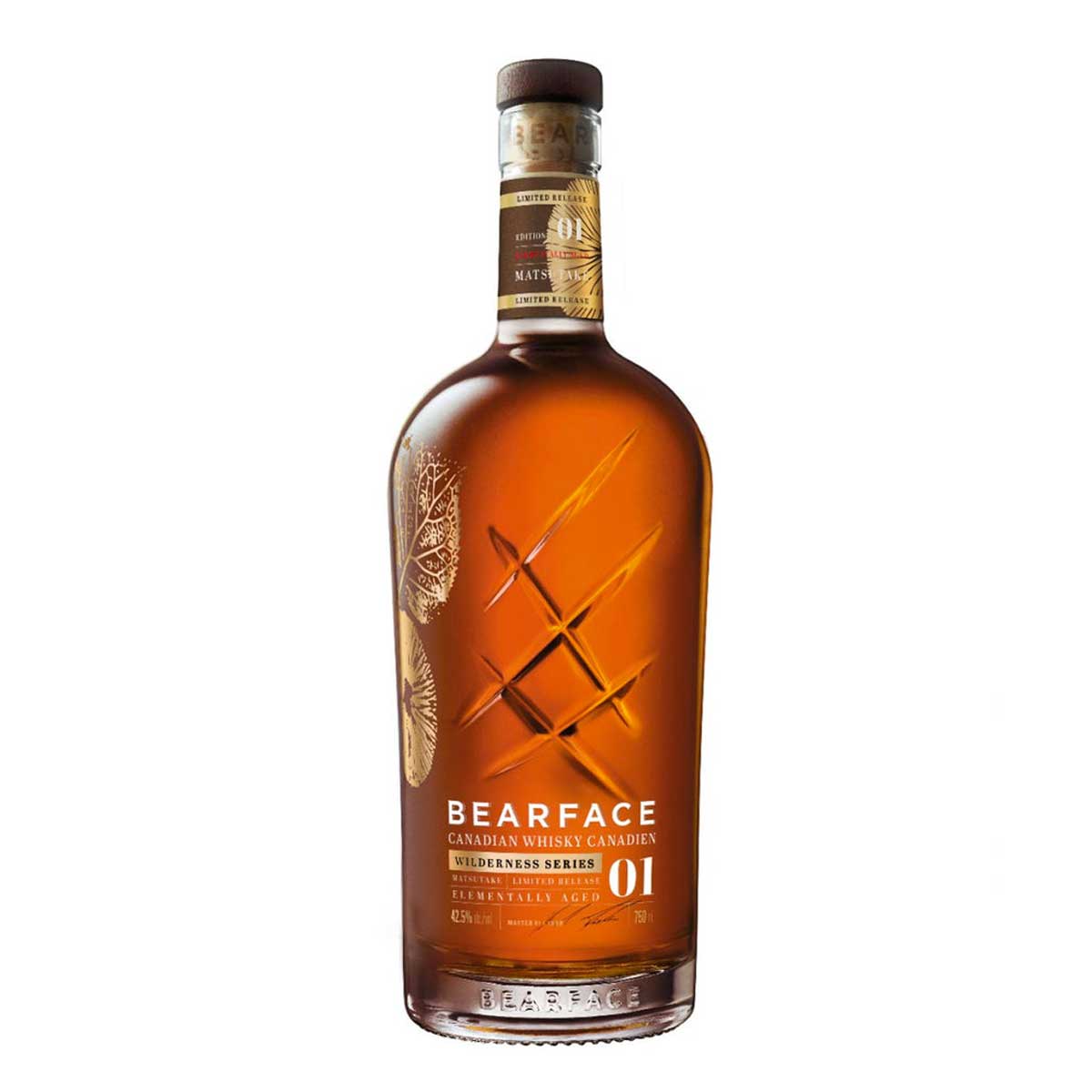 TAG Liquor Stores Delivery BC - Bearface Whisky Wilderness Series Matsutake 750ml