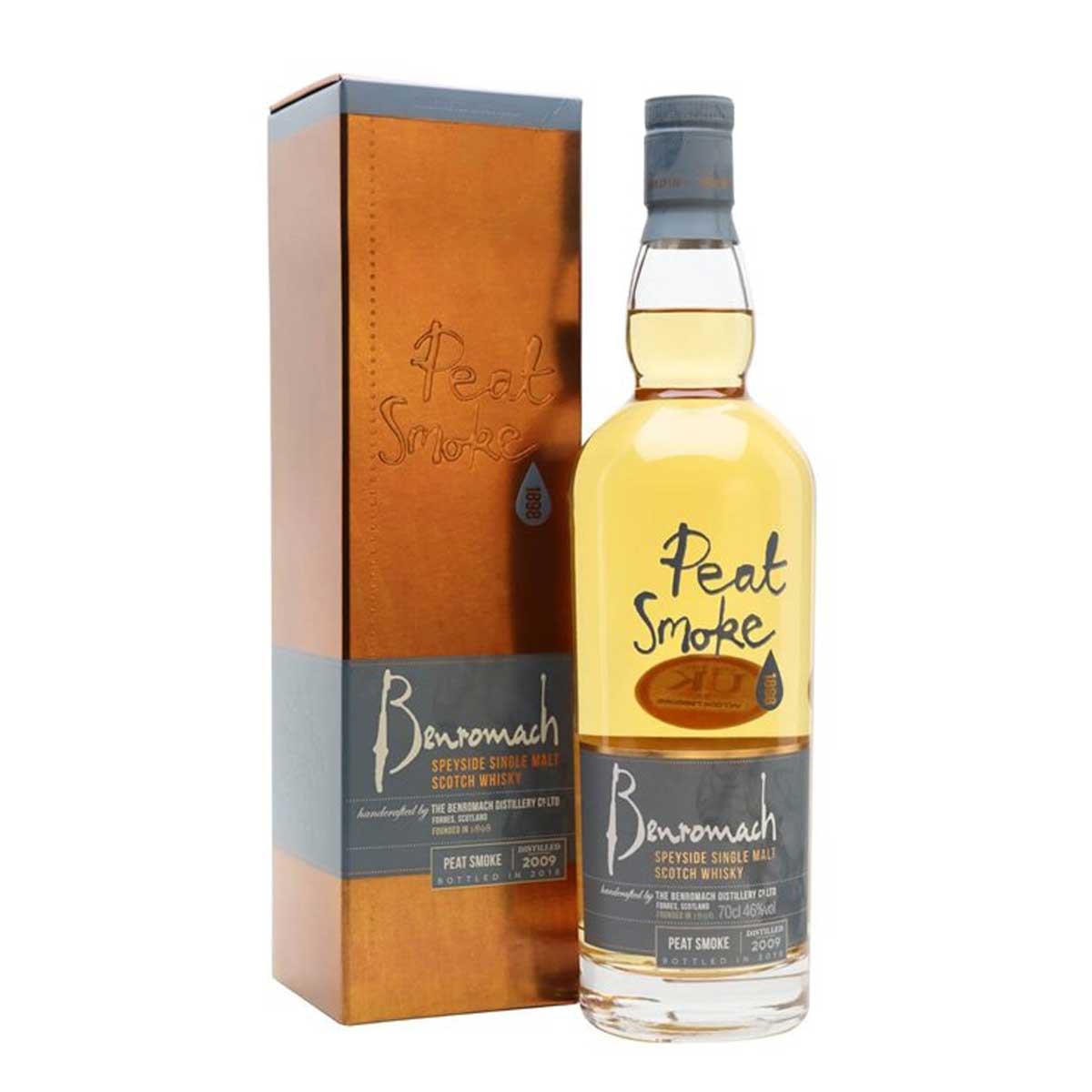 TAG Liquor Stores Delivery BC - Benromach Peat Smoke Speyside Scotch Single Malt 750ml
