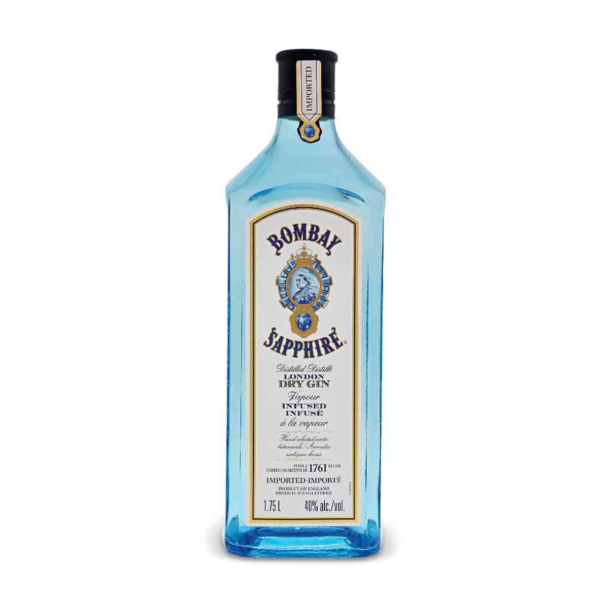 TAG Liquor Stores BC-Bombay Sapphire London Dry Gin 1.75L
