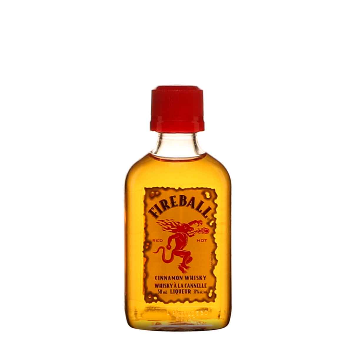 TAG Liquor Stores BC-FIREBALL CINNAMON WHISKY 50ML