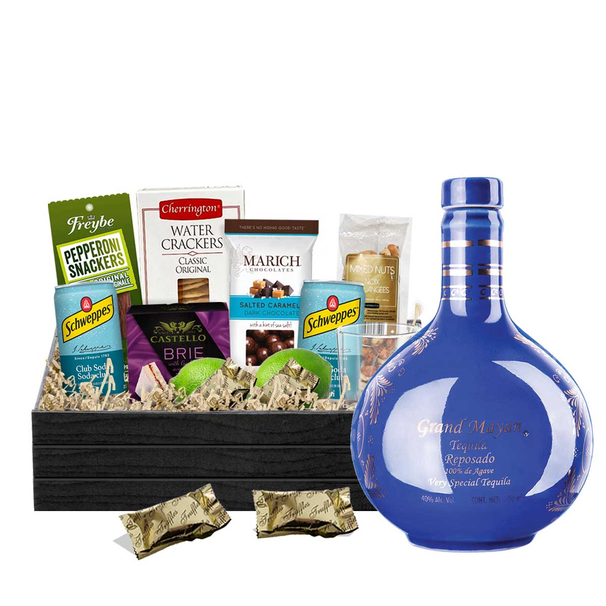 TAG Liquor Stores BC - Grand Mayan Reposado Tequila 750ml Gift Basket