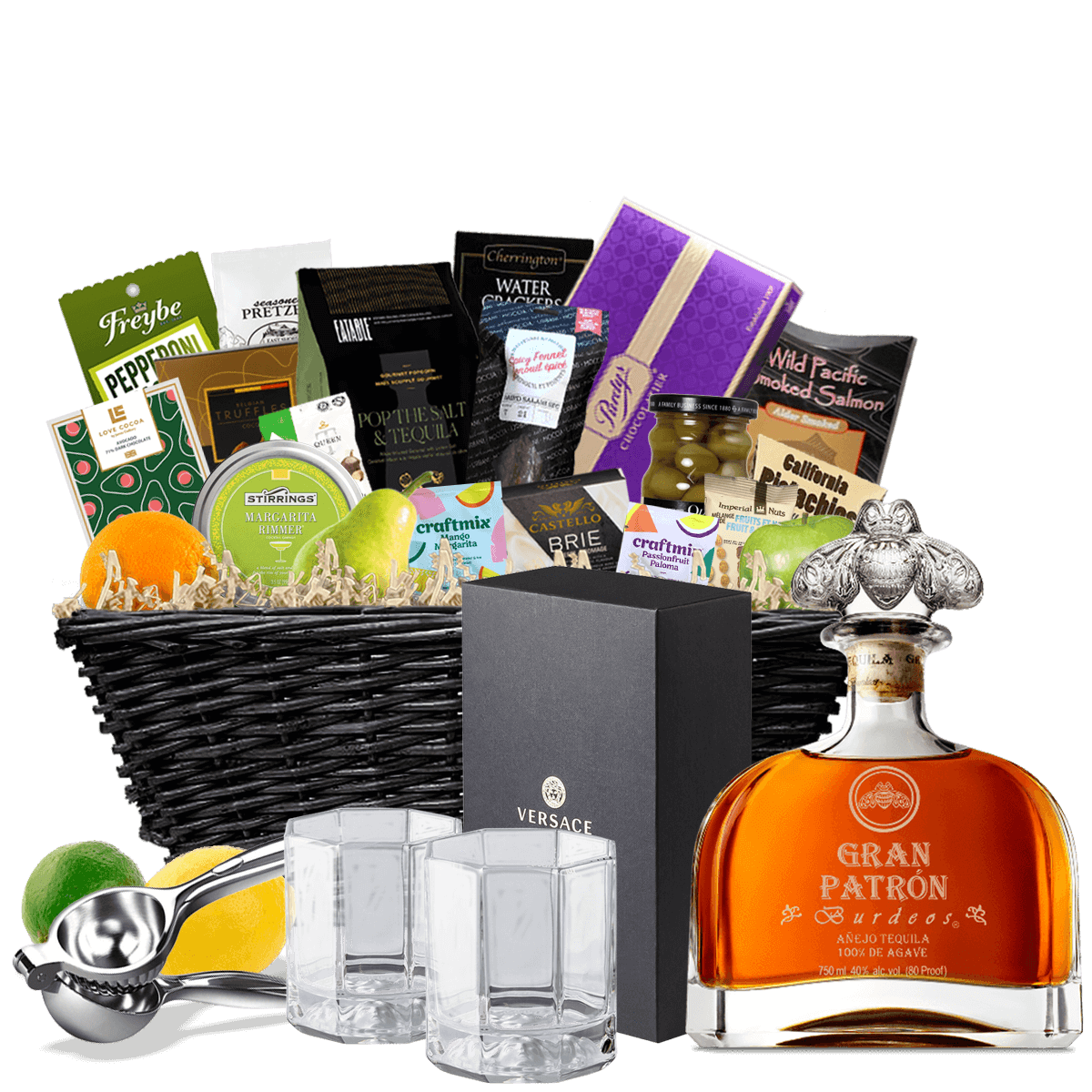 TAG Liquor Stores BC - Grand Patron Burdeos Tequila Ultra Luxe Gift Basket