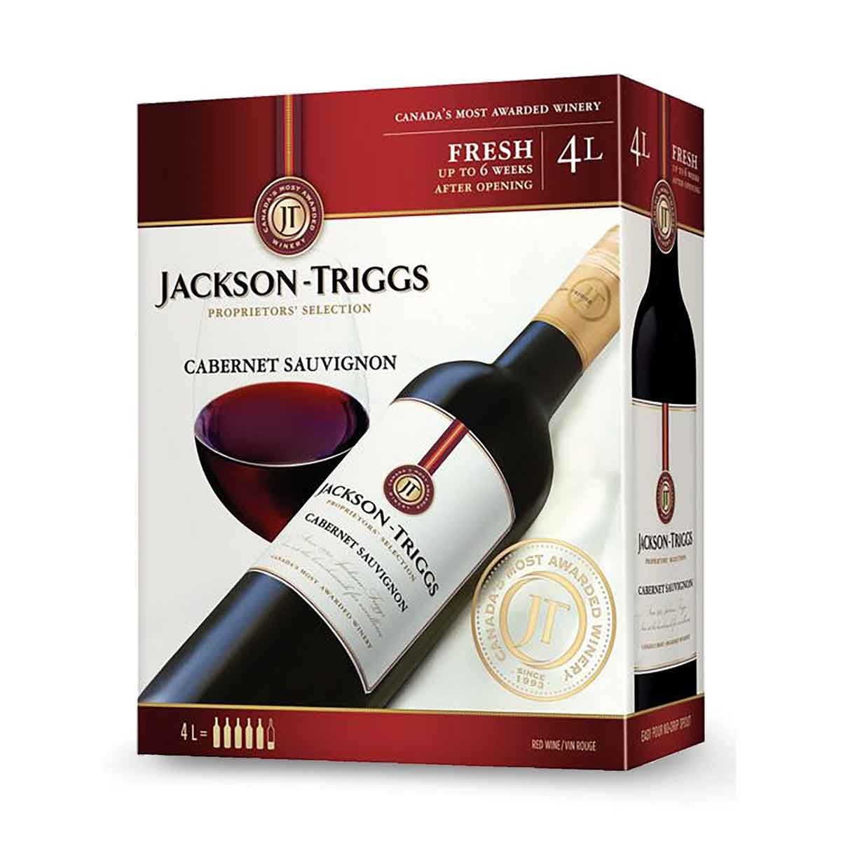 TAG Liquor Stores BC-JACKSON TRIGGS PROPRIETORS SELECTION CABERNET SAUVIGNON 4L