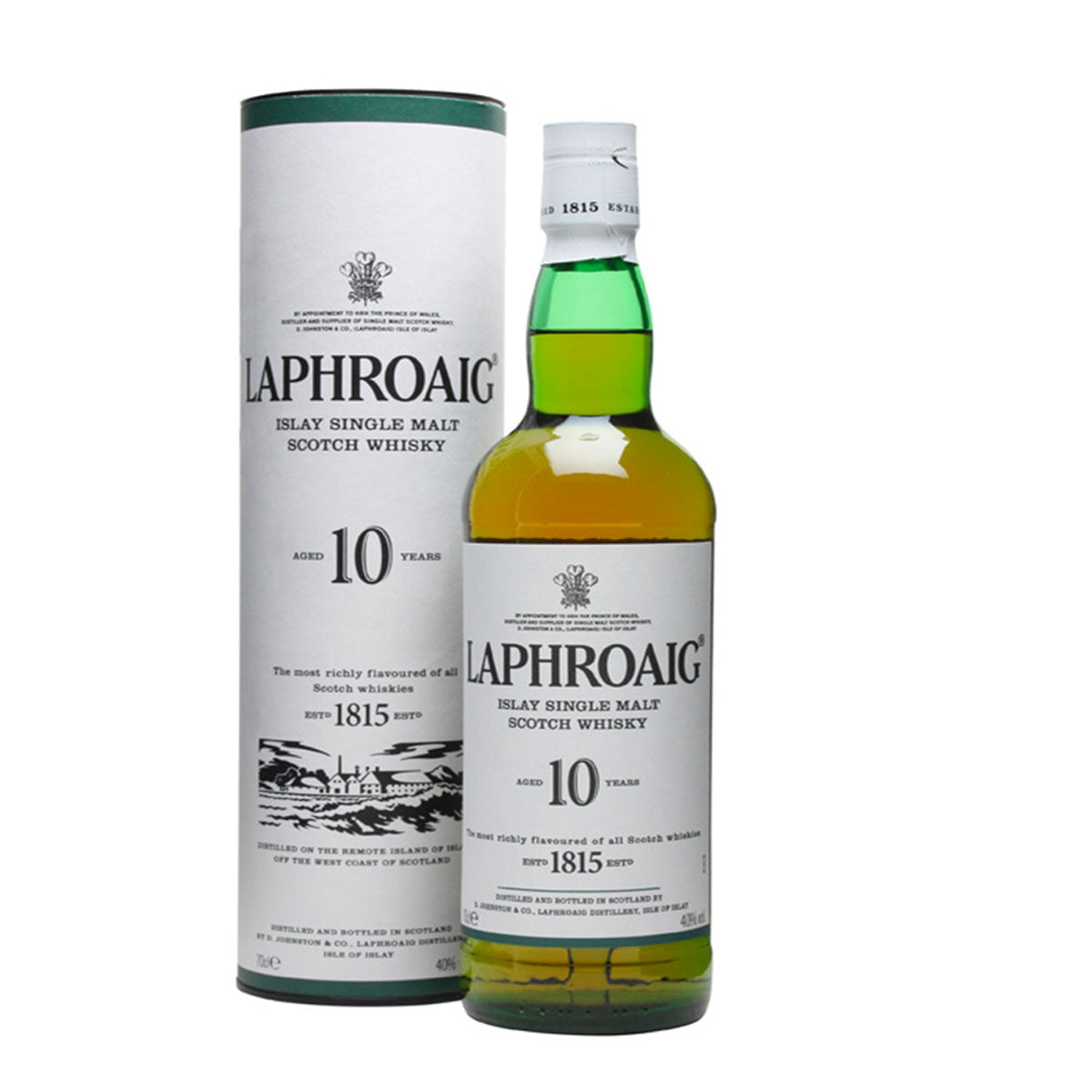 Laphroaig 10 Year Old Islay Single Malt Scotch Whisky 750ml