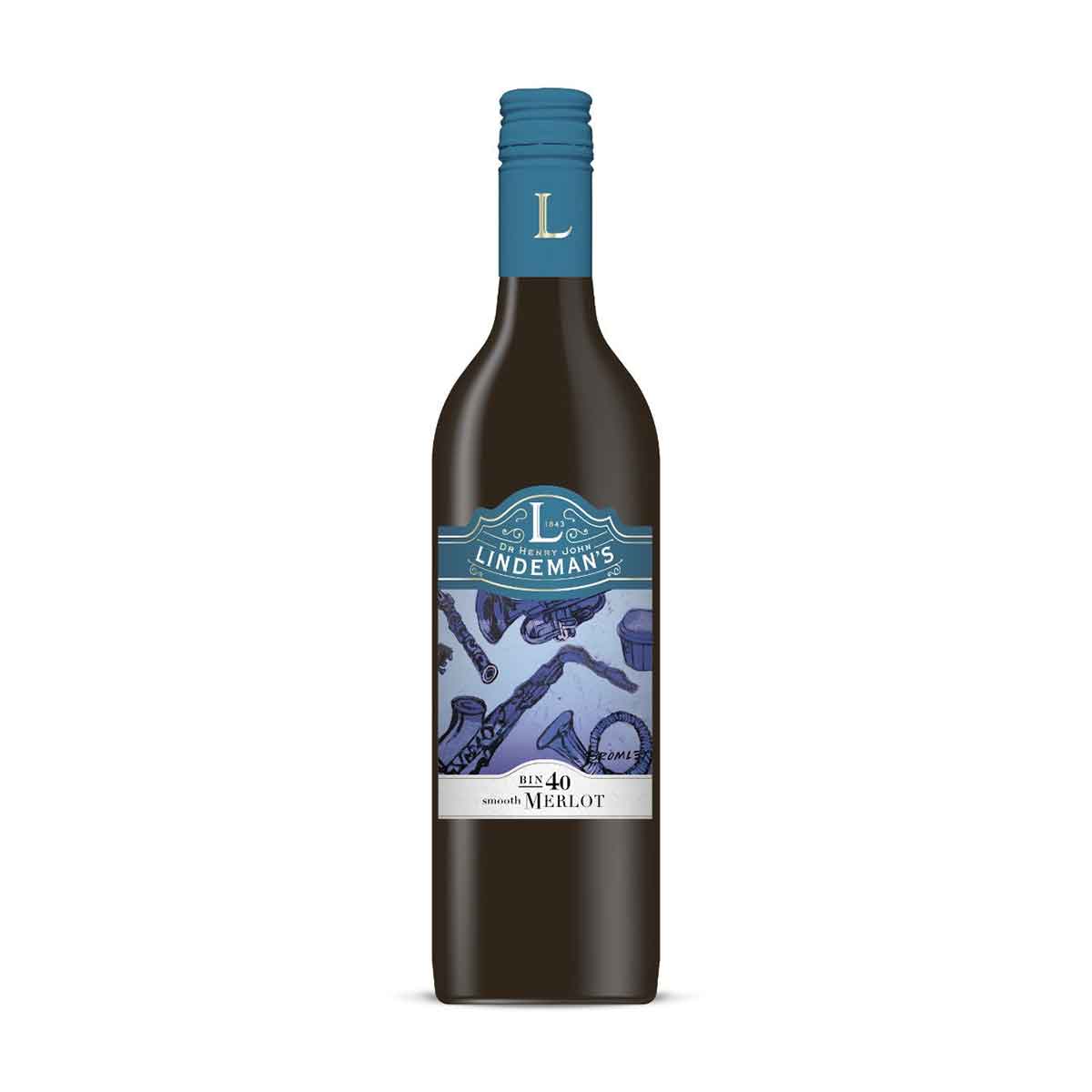 TAG Liquor Stores BC-LINDEMANS BIN 40 MERLOT 750ML