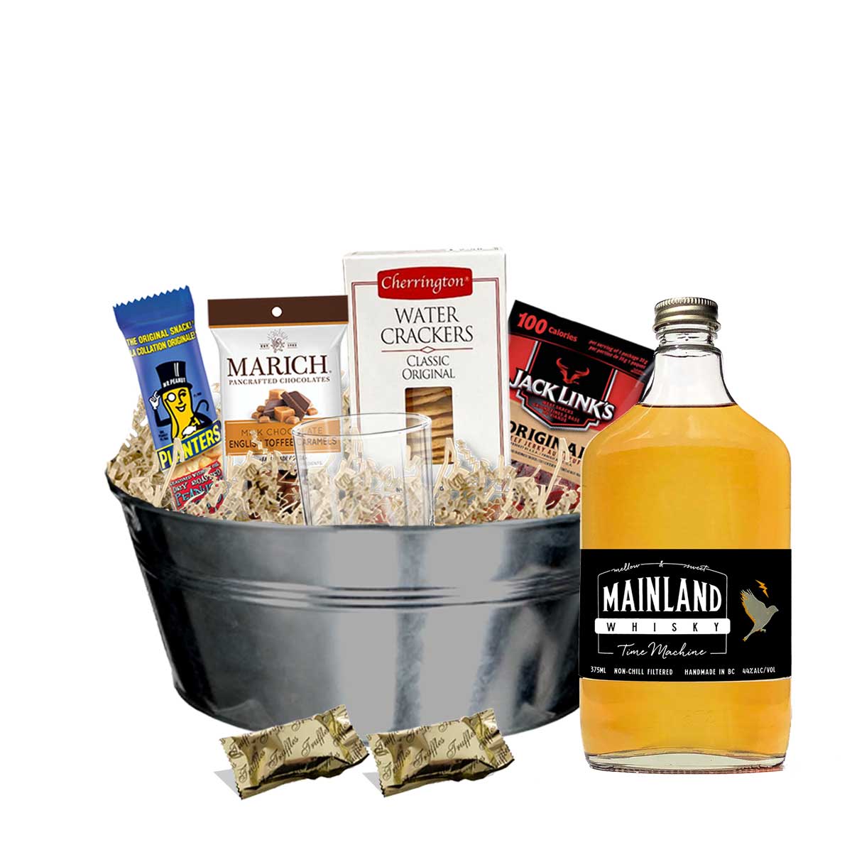 TAG Liquor Stores BC - Mainland Whisky Time machine 750ml Gift Basket