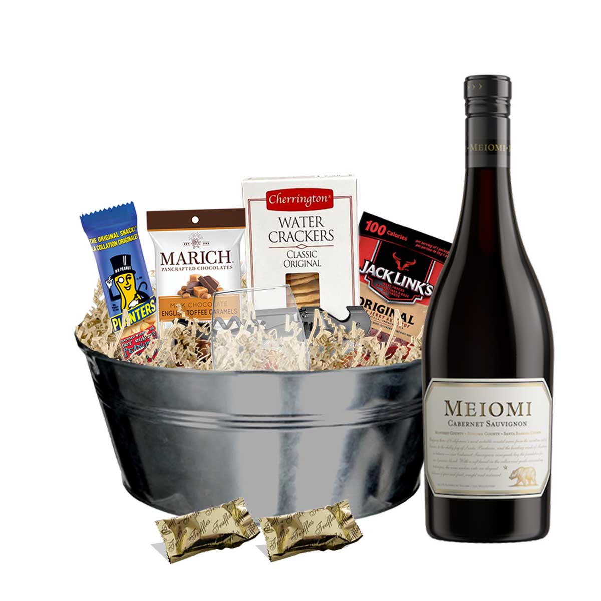 TAG Liquor Stores BC - Meiomi Cabernet Sauvignon 750ml Gift Basket