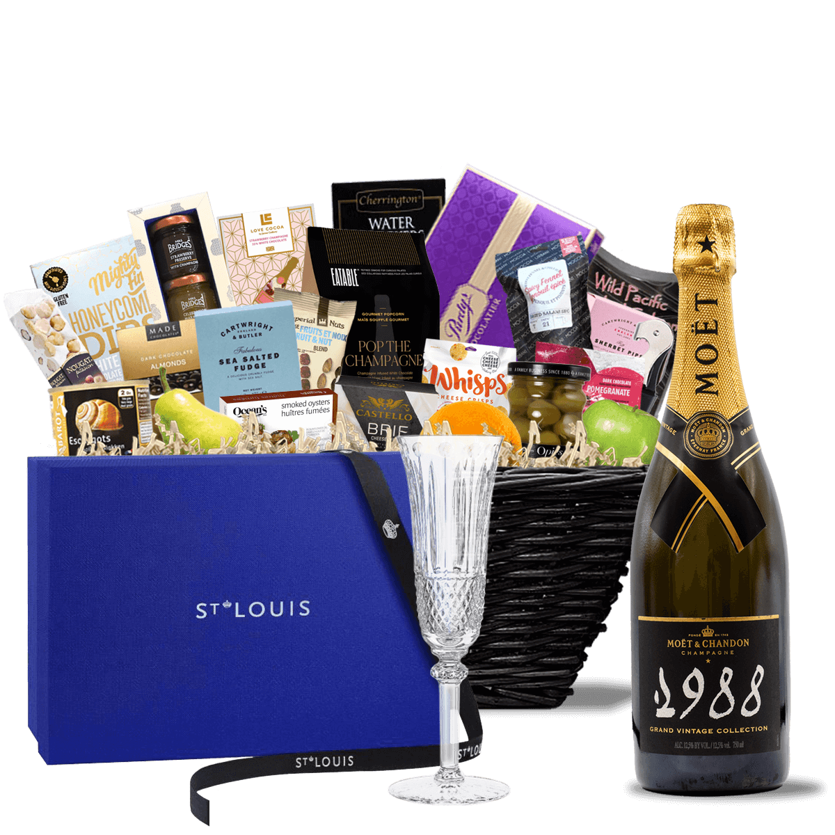 TAG Liquor Stores BC - Moet & Chandon 1988 Grand Vintage Champagne Ultra Luxe Gift Basket
