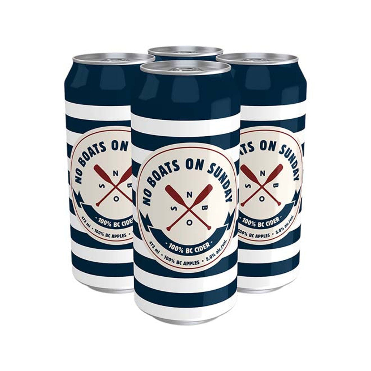 TAG Liquor Stores BC - No Boats On Sunday Apple Cider 4 Pack Tall Cans