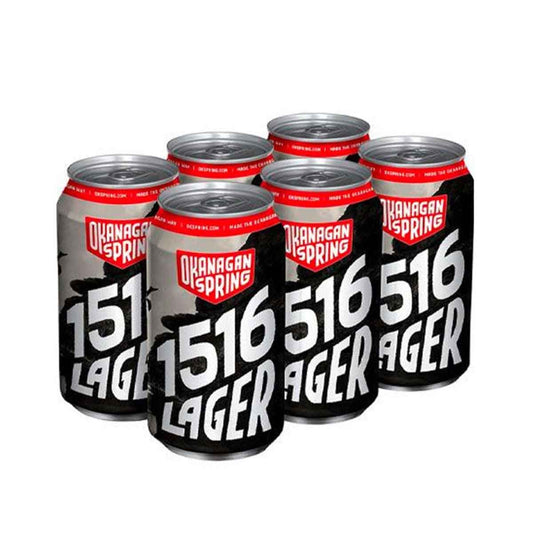 TAG Liquor Stores BC-OKANAGAN SPRINGS 1516 LAGER 6 CANS