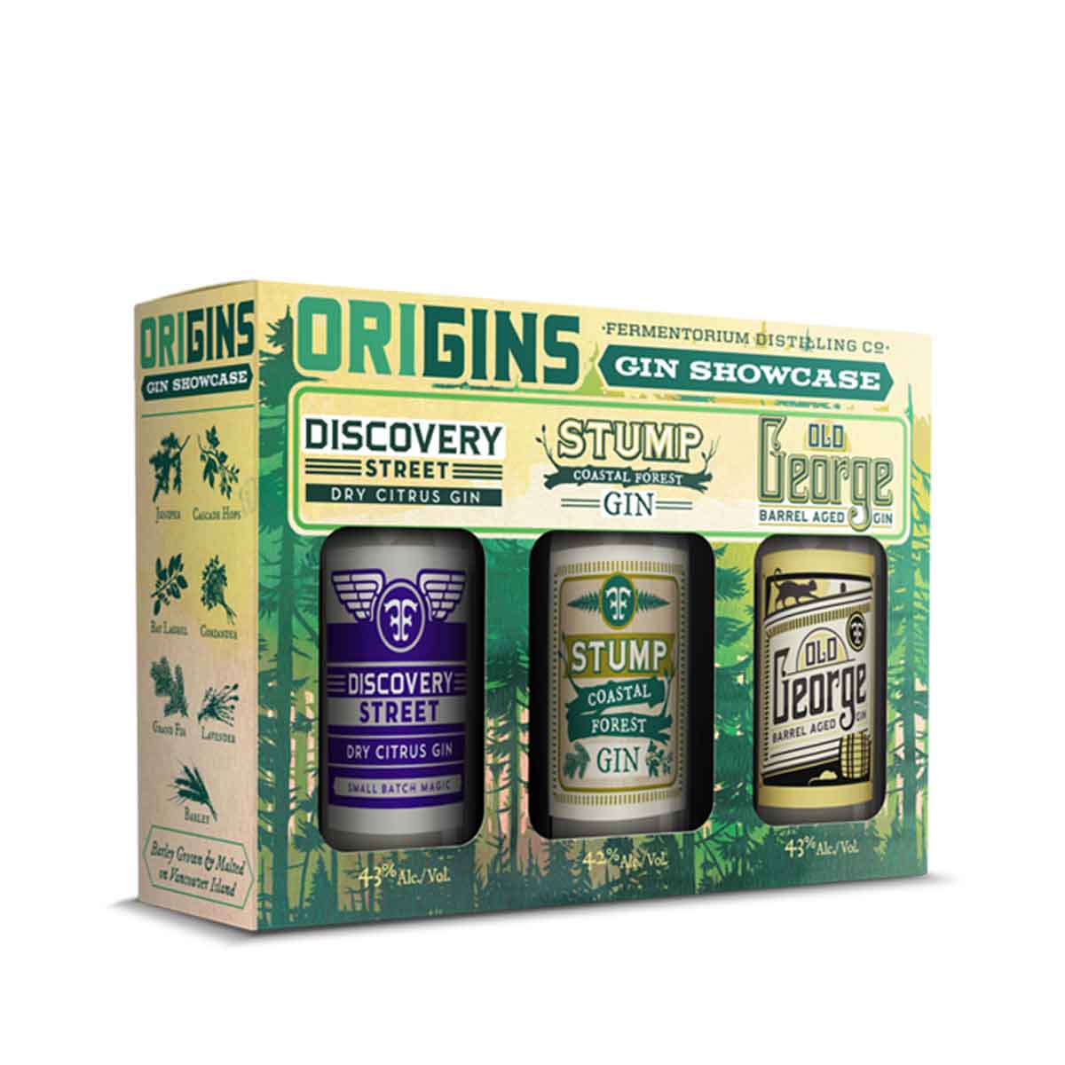 TAG Liquor Stores BC-ORIGINS GIN SHOWCASE GIFT SET