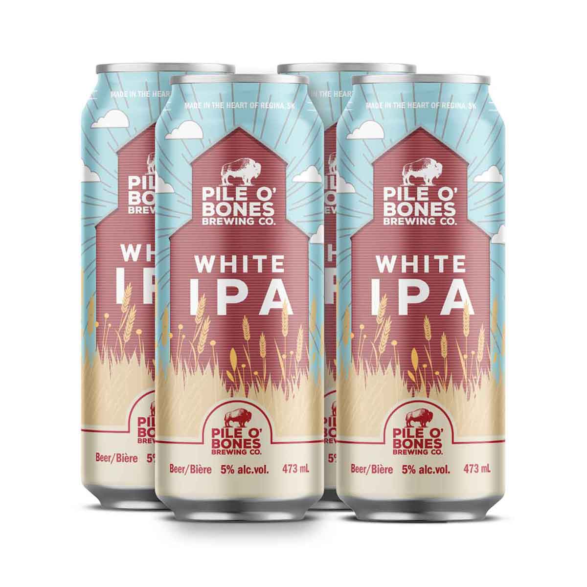 TAG Liquor Stores BC-PILE O' BONES WHITE IPA 4 TALL CANS