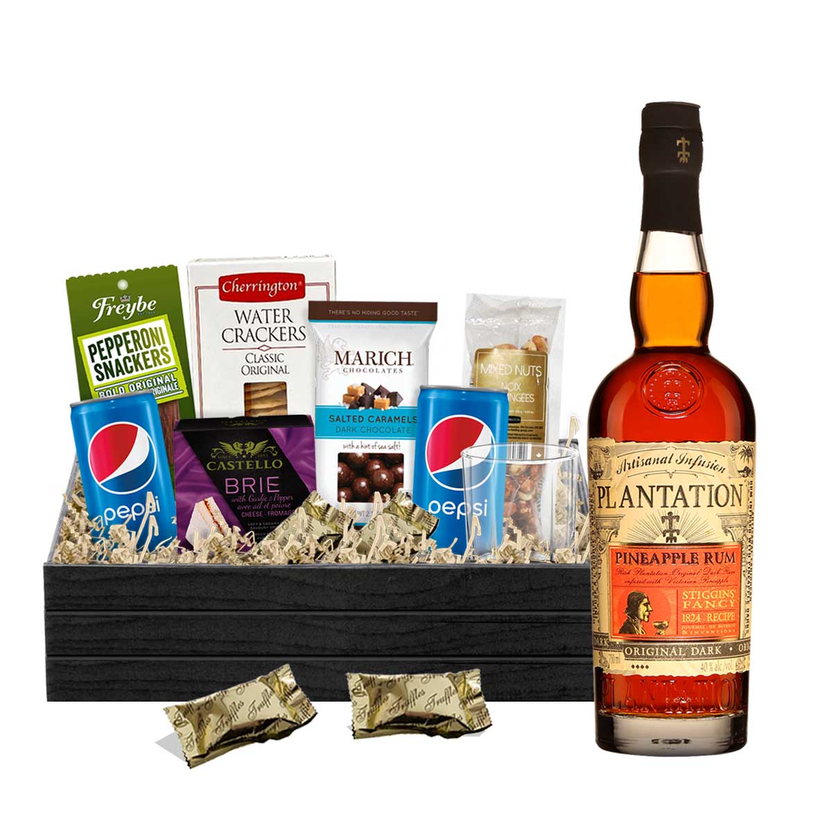 TAG Liquor Stores BC - Plantation Pineapple Rum 750ml Gift Basket