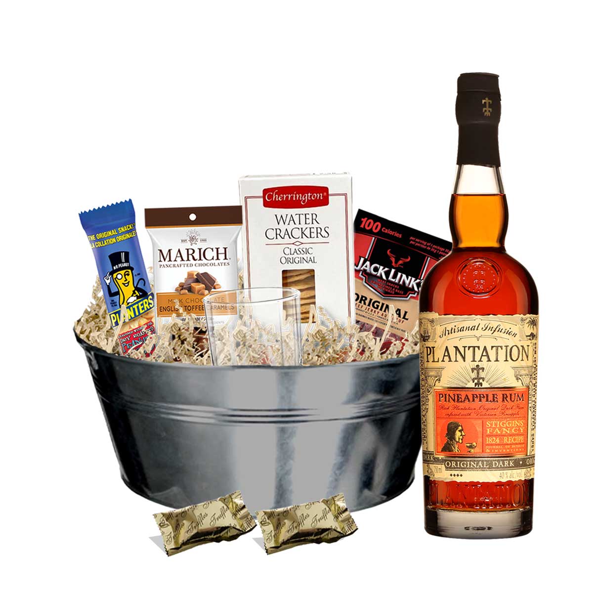 TAG Liquor Stores BC - Plantation Pineapple Rum 750ml Gift Basket