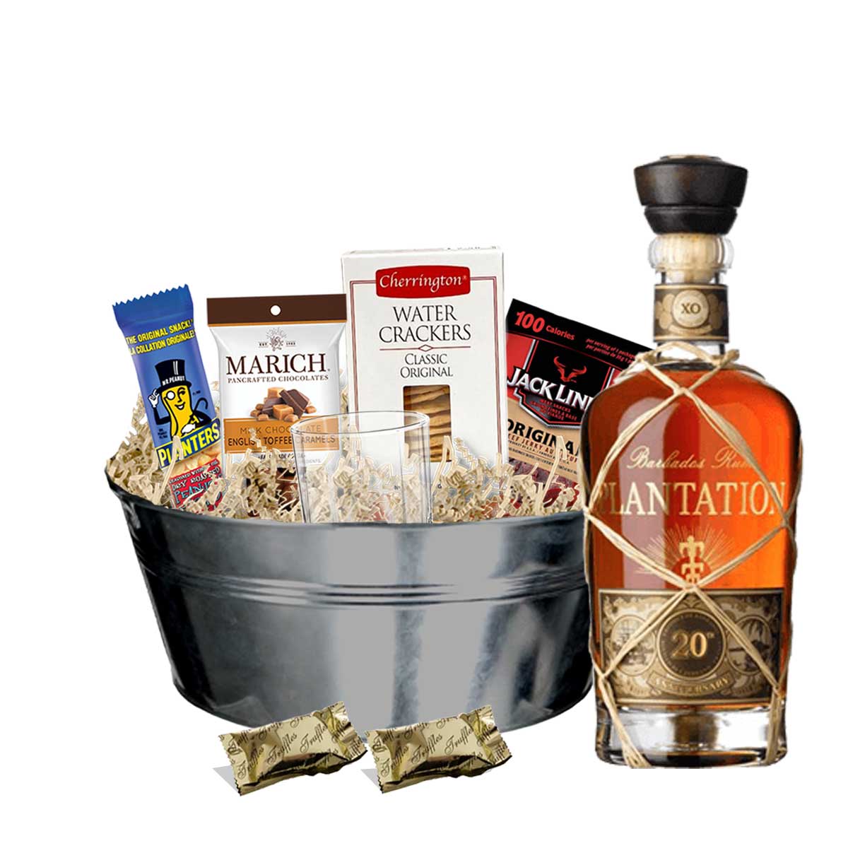 TAG Liquor Stores BC - Plantation XO 20th Anniversary Rum 750ml Gift Basket