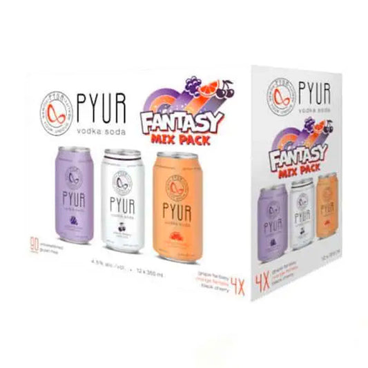TAG Liquor Stores BC-PYUR VODKA SODA FANTASY MIXER 12 CANS
