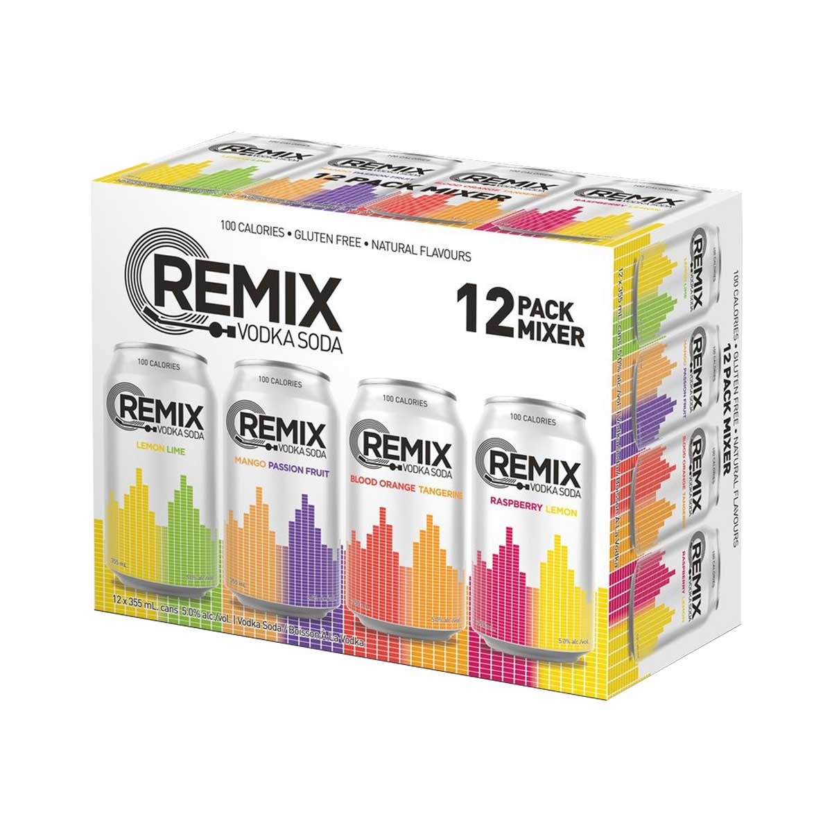 TAG Liquor Stores BC-REMIX VODKA SODA VARIETY PACK 12 CANS