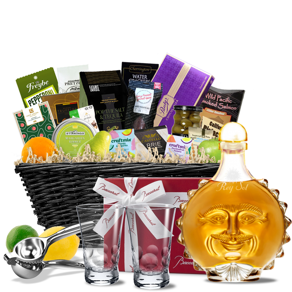 TAG Liquor Stores BC - Rey Sol Extra Anejo Tequila Ultra Luxe Gift Basket