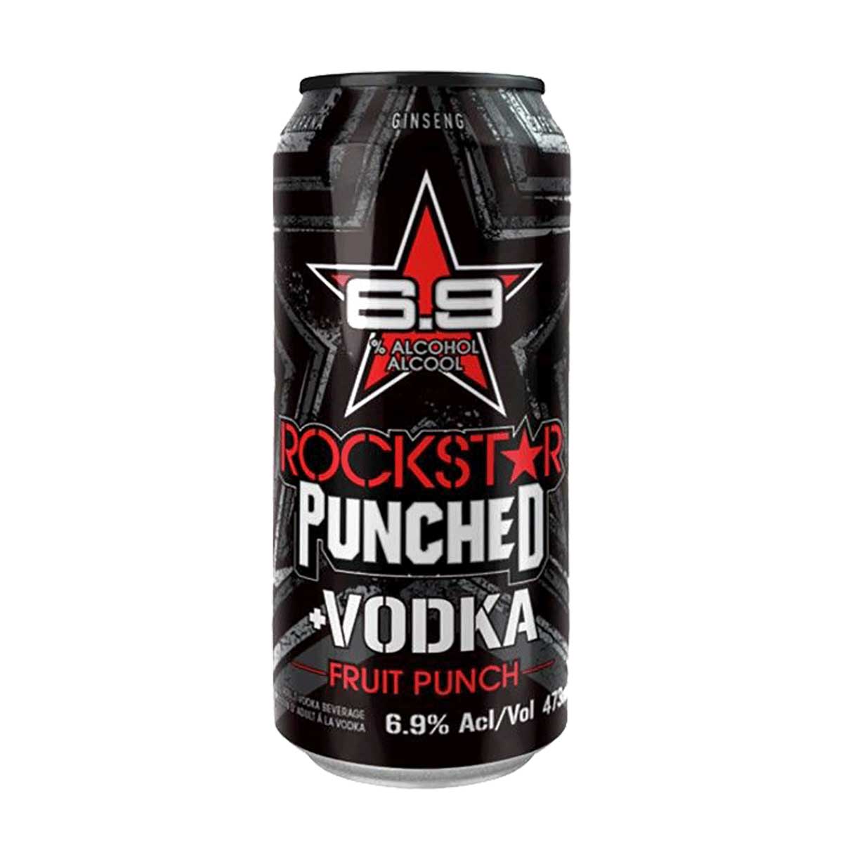 Tag Liquor Stores Delivery BC - Rockstar Vodka Fruit Punch 473ml