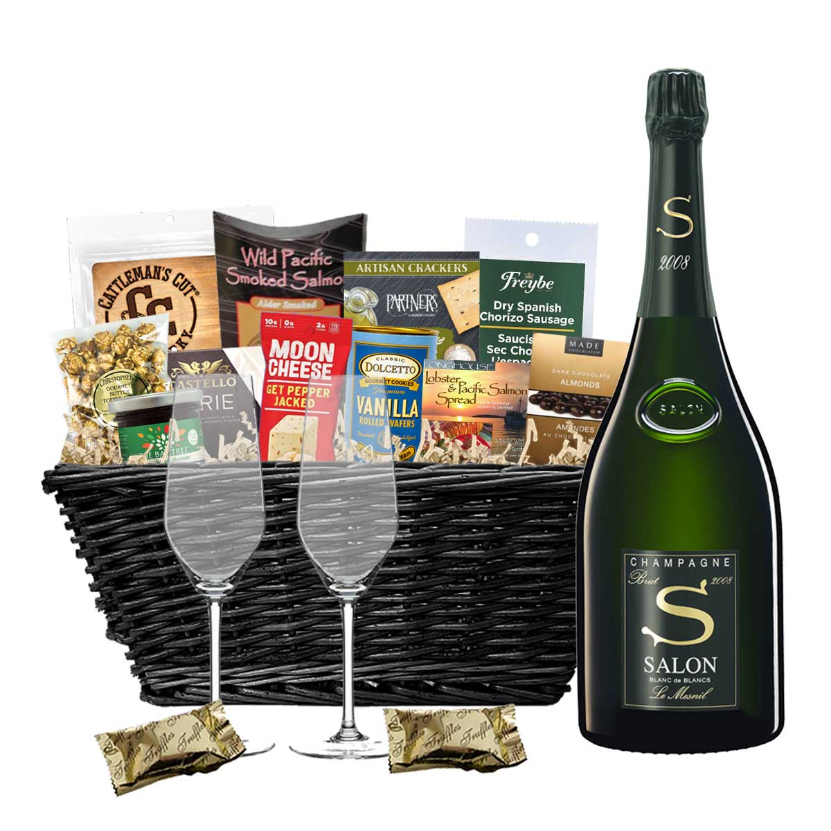 TAG Liquor Stores BC - Salon Le Mesnil Champagne 750ml Gift Basket