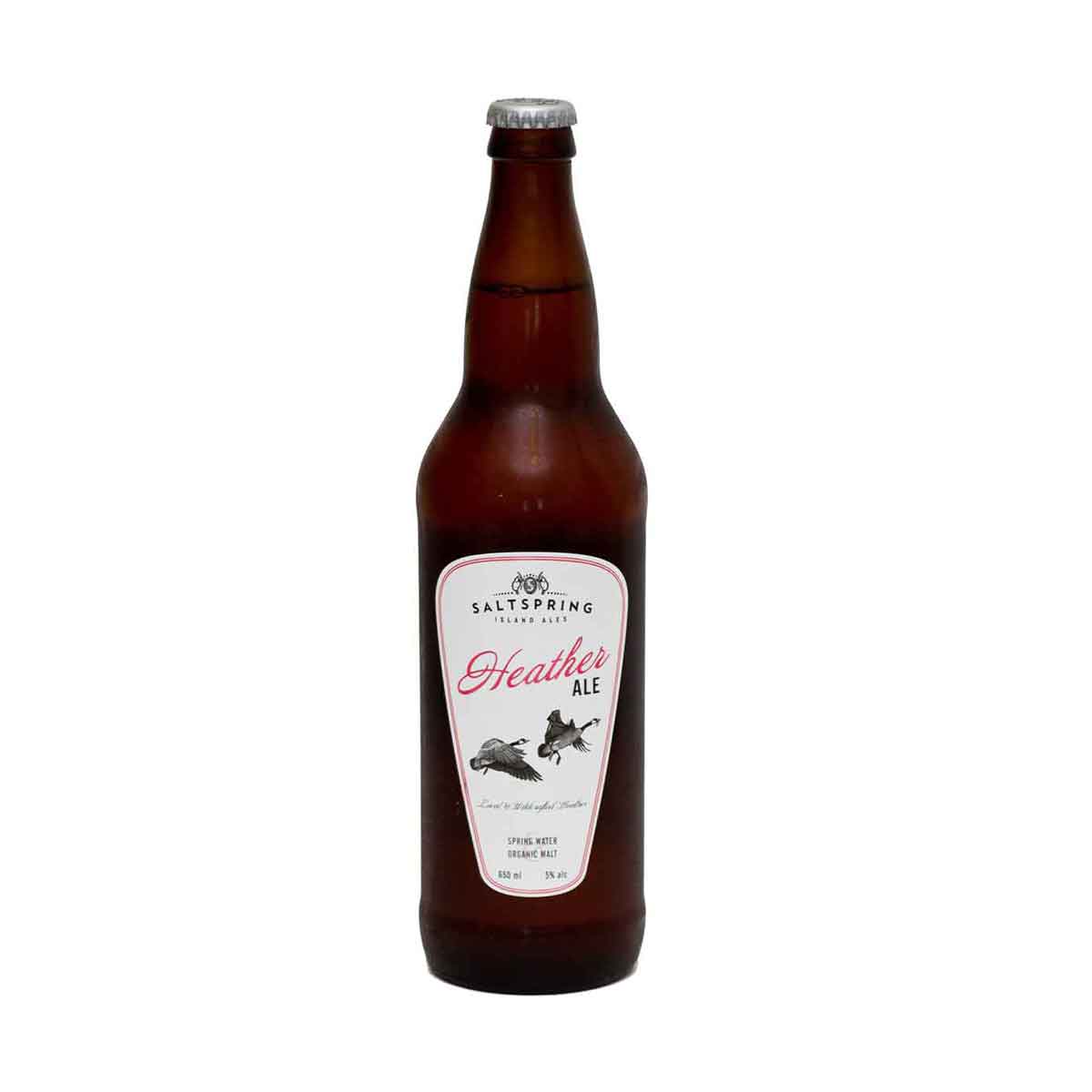 TAG Liquor Stores BC-SALT SPRING HEATHER ALE 650ML