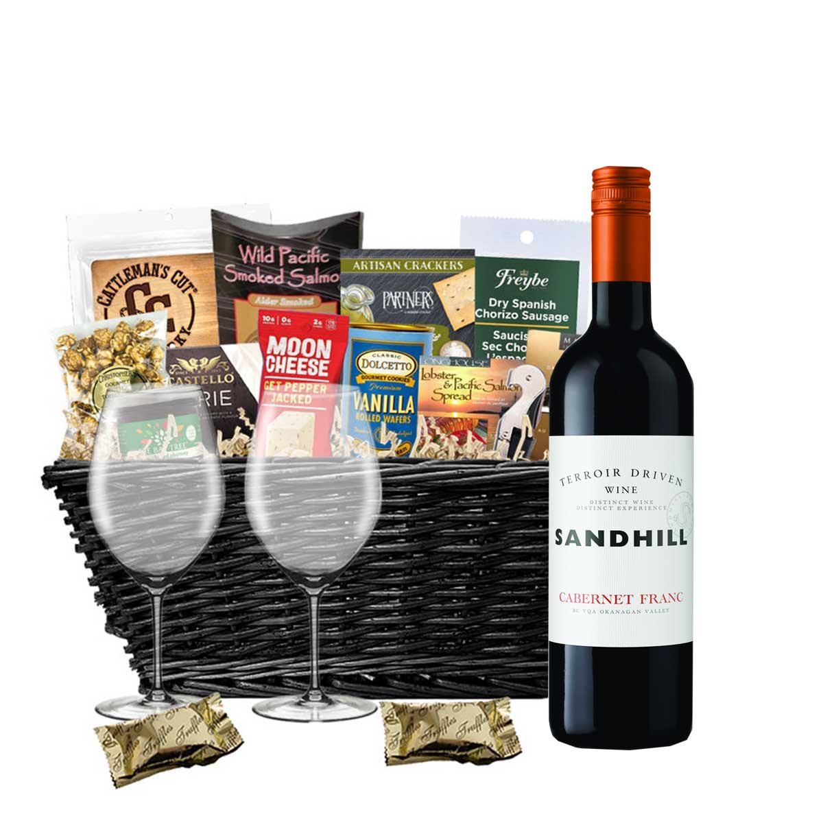 TAG Liquor Stores BC - Sandhill Cabernet Franc 750ml Gift Basket