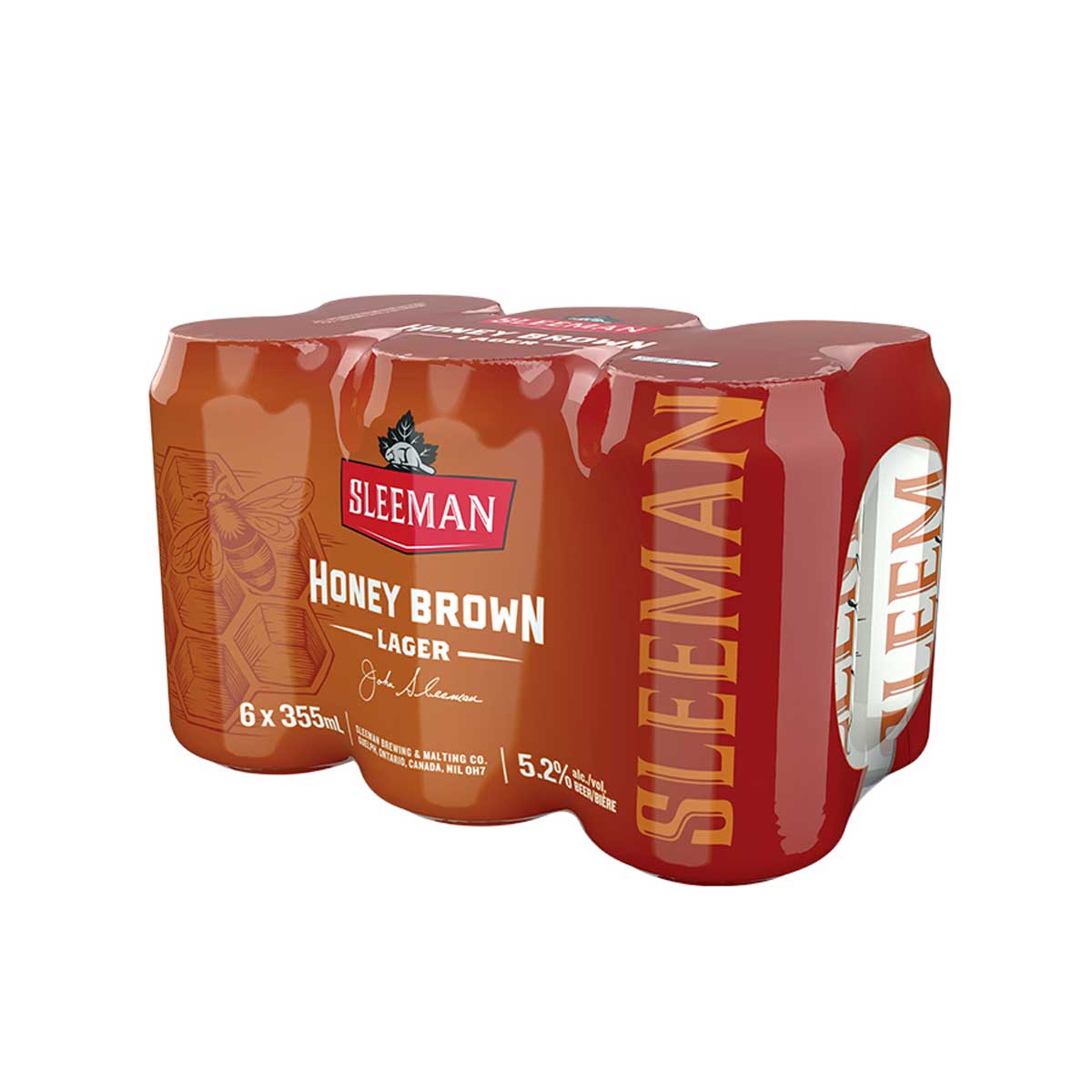 TAG Liquor Stores BC-SLEEMAN HONEY BROWN 6 CANS