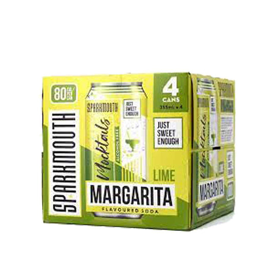 TAG Liquor Stores BC-SPARKMOUTH LIME MARGARTITA MOCKTAIL 4 PACK CANS