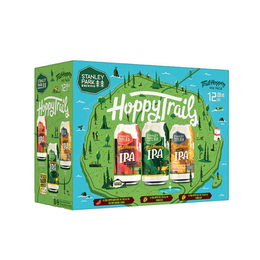 TAG Liquor Stores BC - Stanley Park Brewing Hoppy Trails 12 Can Mix Pack