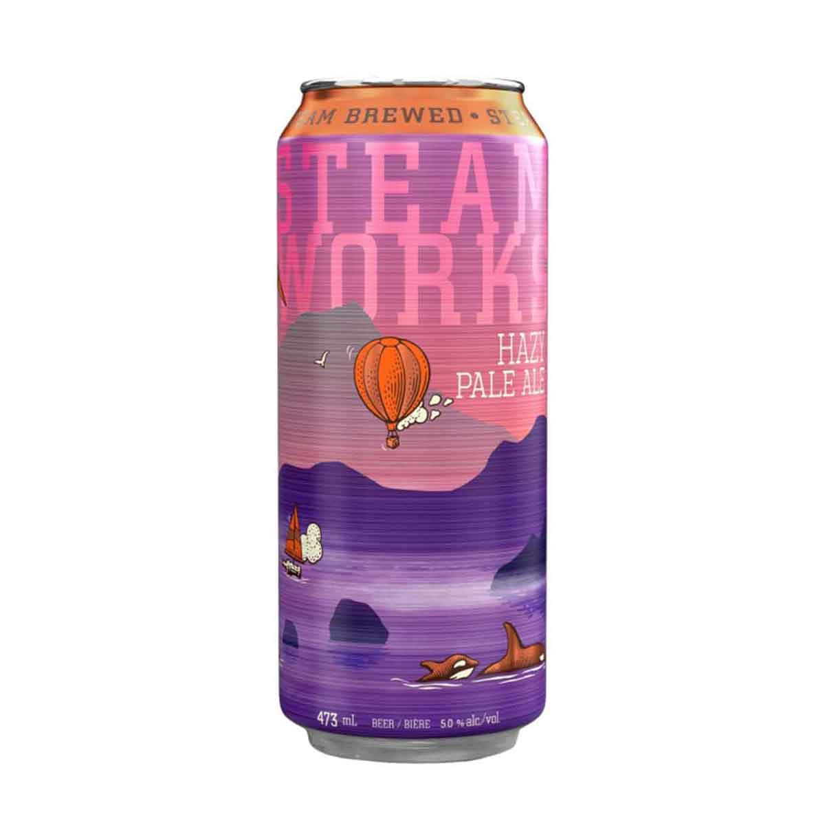 TAG Liquor Stores BC-STEAMWORKS HAZY PALE ALE 500ML