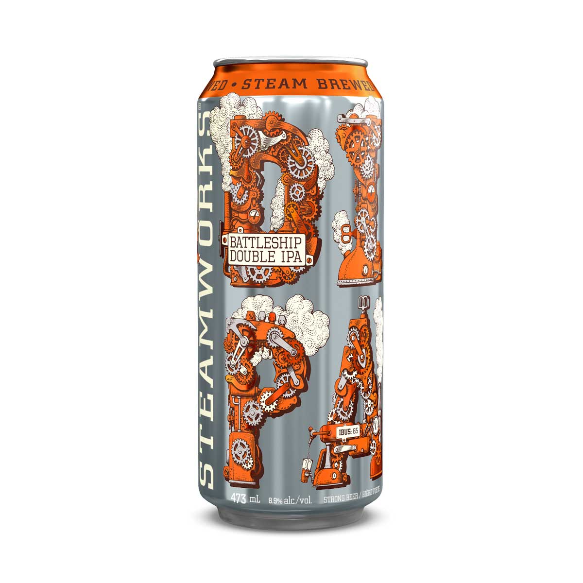 Steamworks Brewery Battleship Double IPA 473ml Single Can