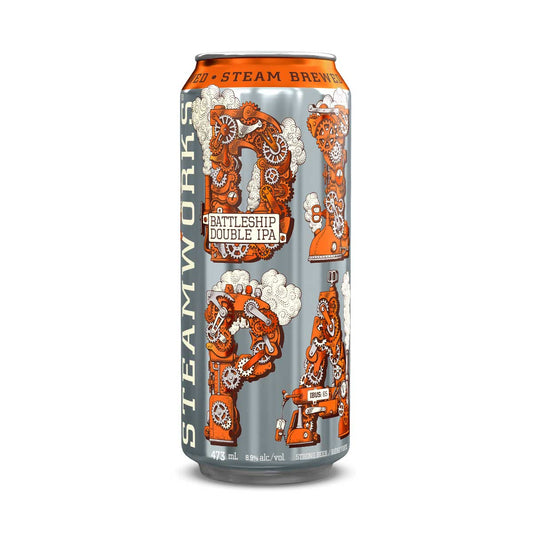 Steamworks Brewery Battleship Double IPA 473ml Single Can