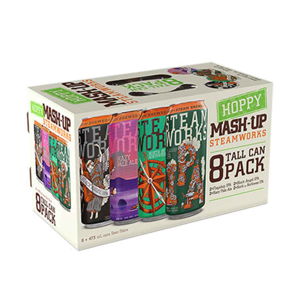 TAG Liquor Stores BC-STEAMWORKS HOPPY MASH UP 8 CANS