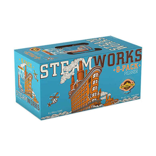 TAG Liquor Stores BC-STEAMWORKS PILSNER 8 CANS