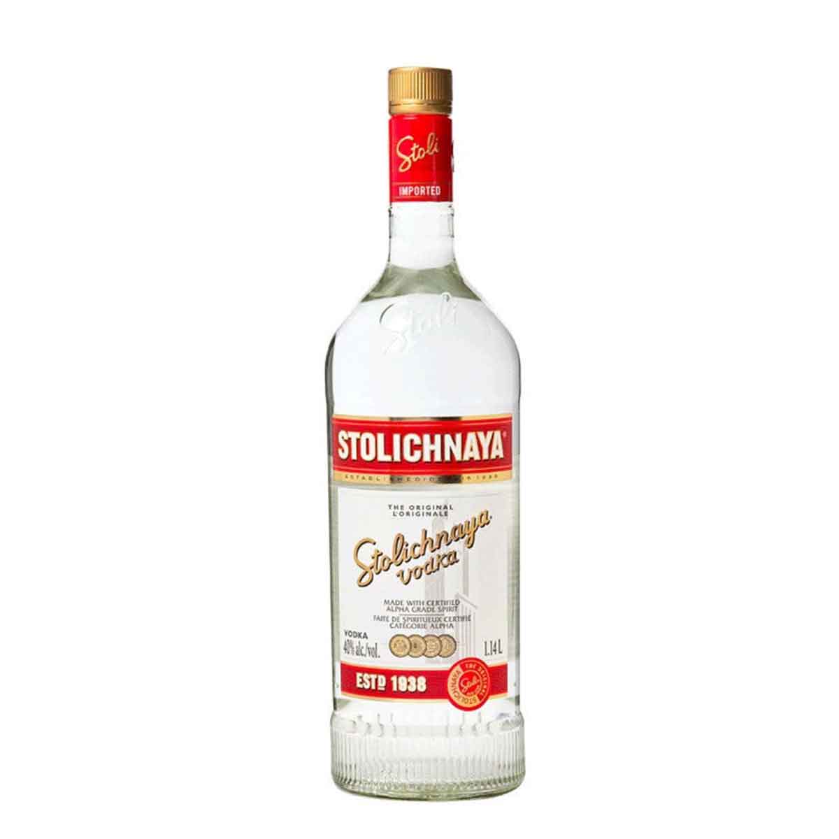 TAG Liquor Stores BC-Stolichnaya Vodka 1.14L