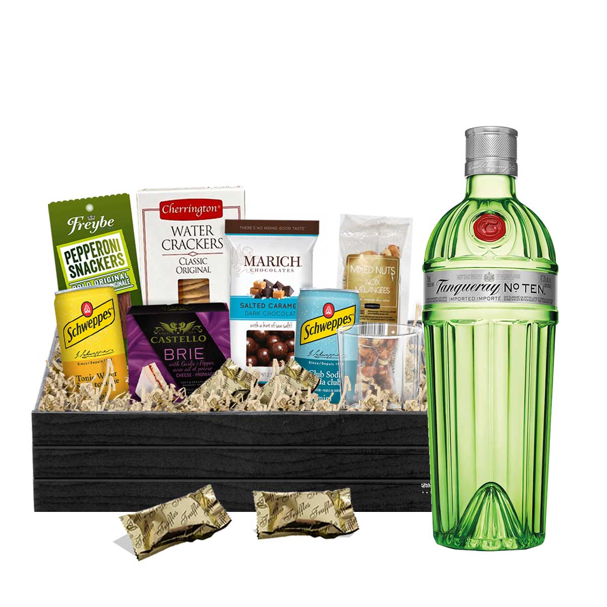 TAG Liquor Stores BC - Tanqueray No. Ten Gin 750ml Gift Basket