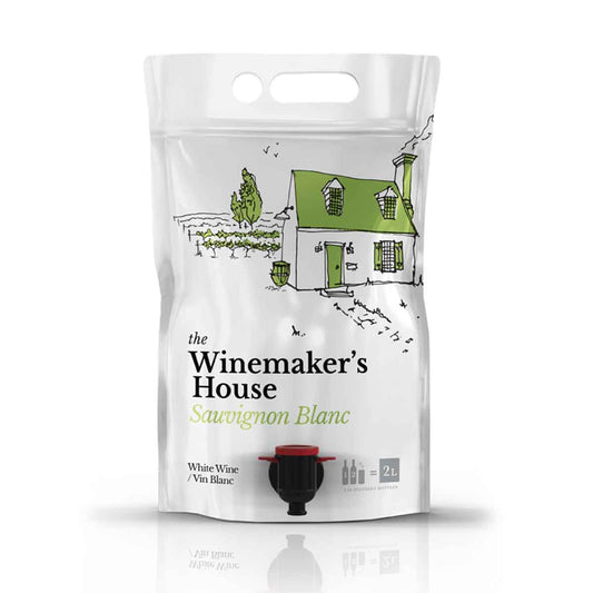 TAG Liquor Stores BC-Winemaker's House Sauvignon Blanc 2L. Pouch