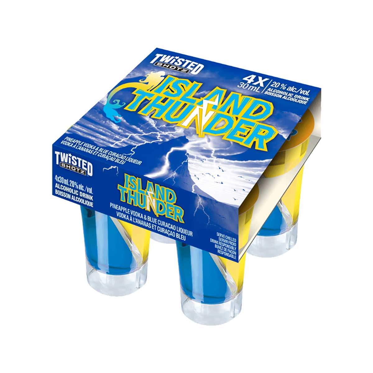 Twisted Shotz Island Thunder 4 Pack