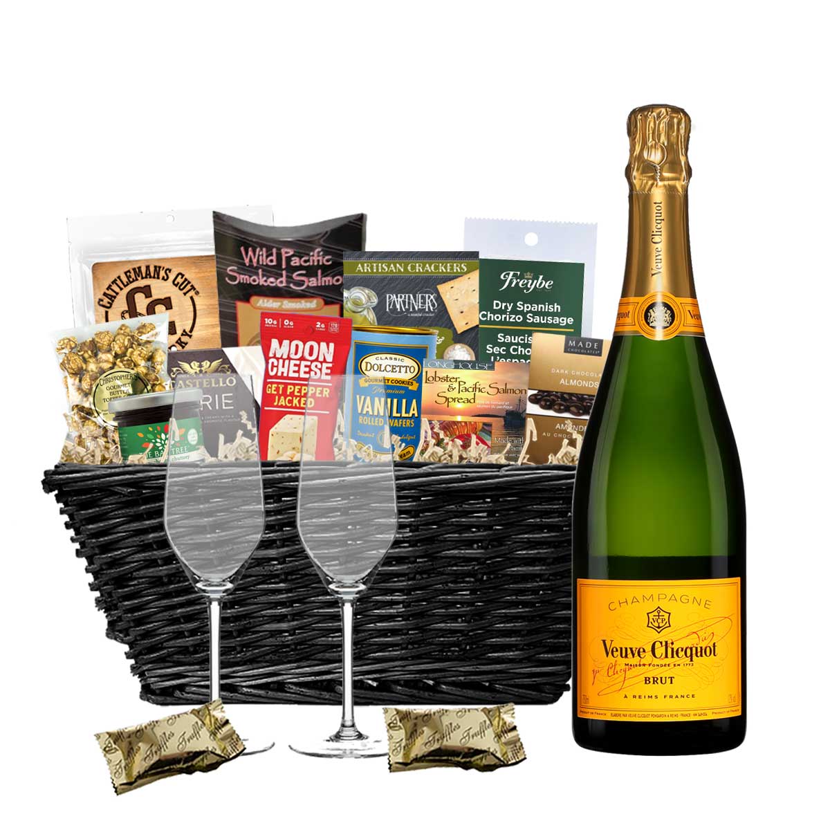 TAG Liquor Stores BC - Veuve Clicquot Champagne 750ml Gift Basket