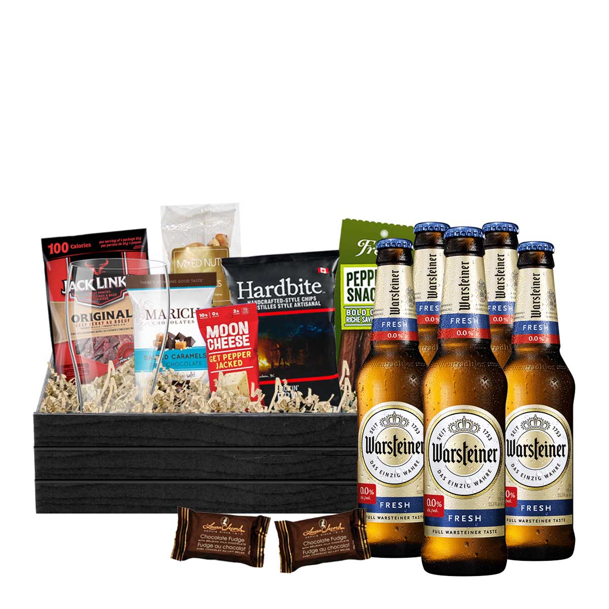 Warsteiner Fresh Non-Alcoholic Gift Basket 6 x Bottles –