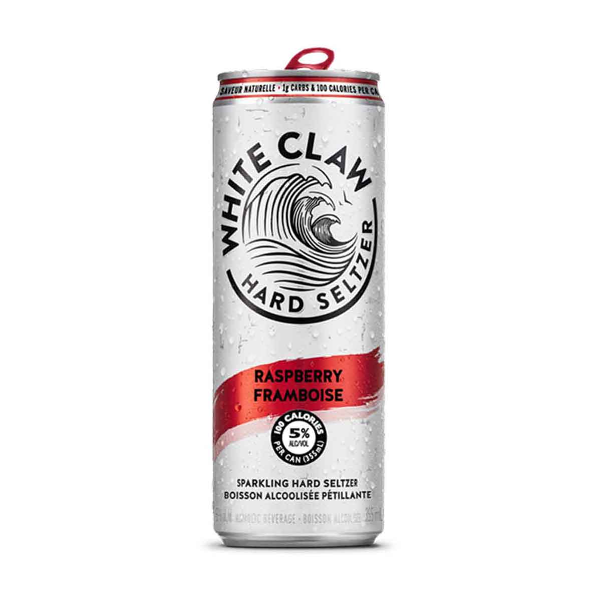 TAG Liquor Stores BC-WHITE CLAW RASPBERRY 473ML