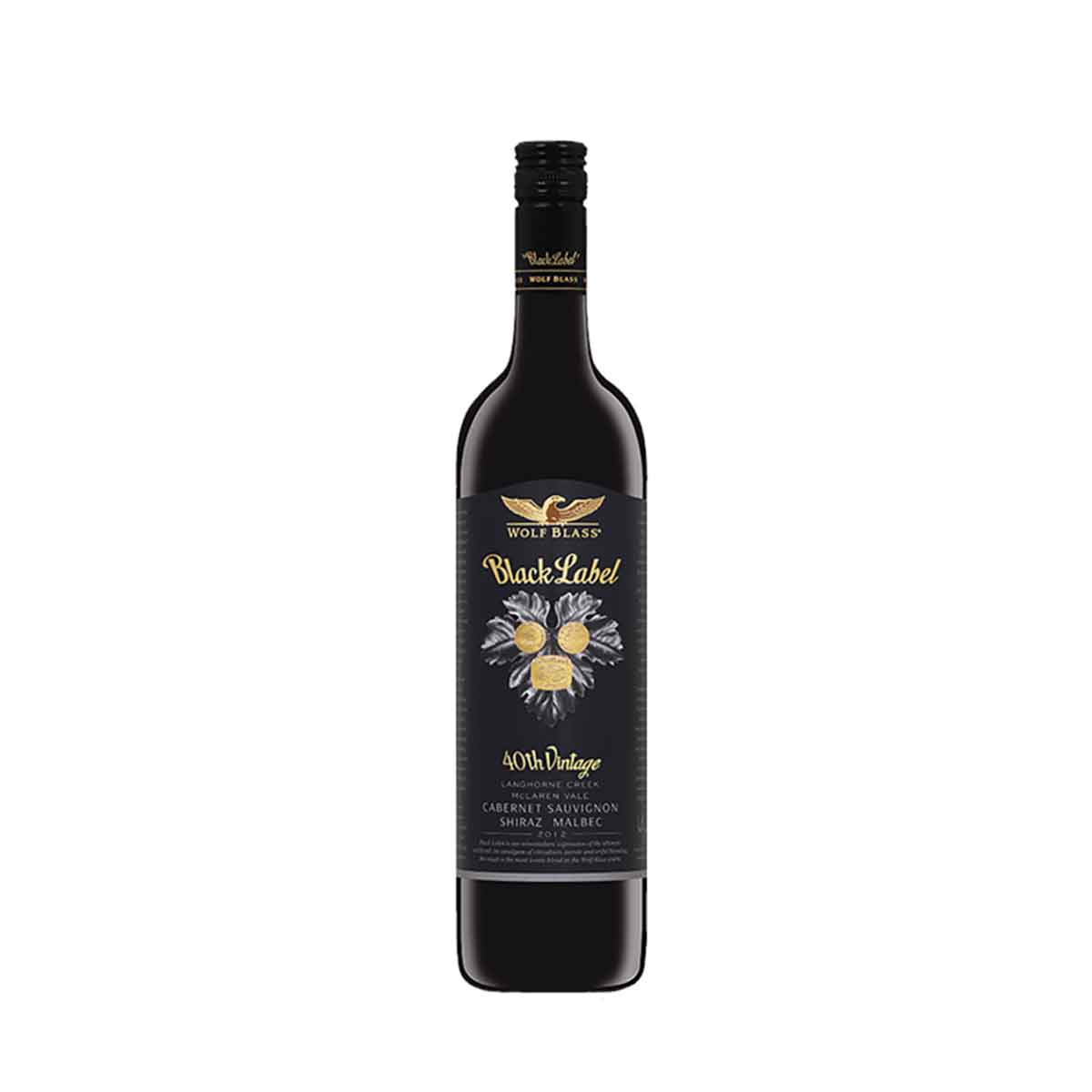 TAG Liquor Stores BC-Wolf Blass Black Label Cabernet Shiraz Malbec 750ml