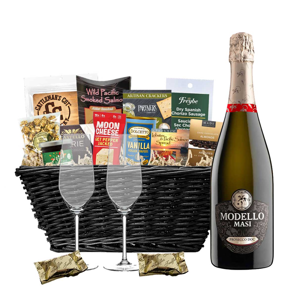 TAG Liquor Stores BC - Masi Modello Prosecco 750ml Gift Basket