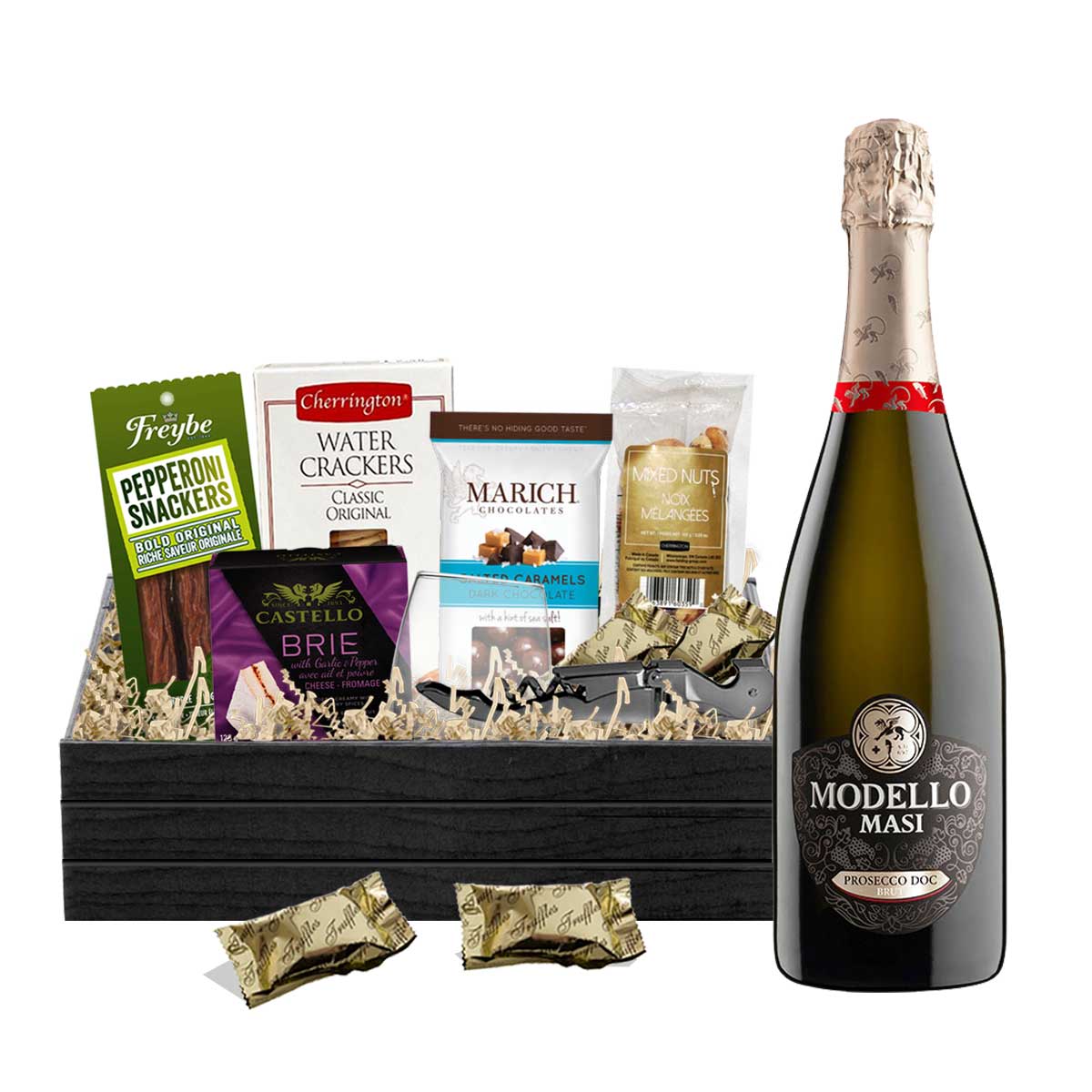 TAG Liquor Stores BC - Masi Modello Prosecco 750ml Gift Basket