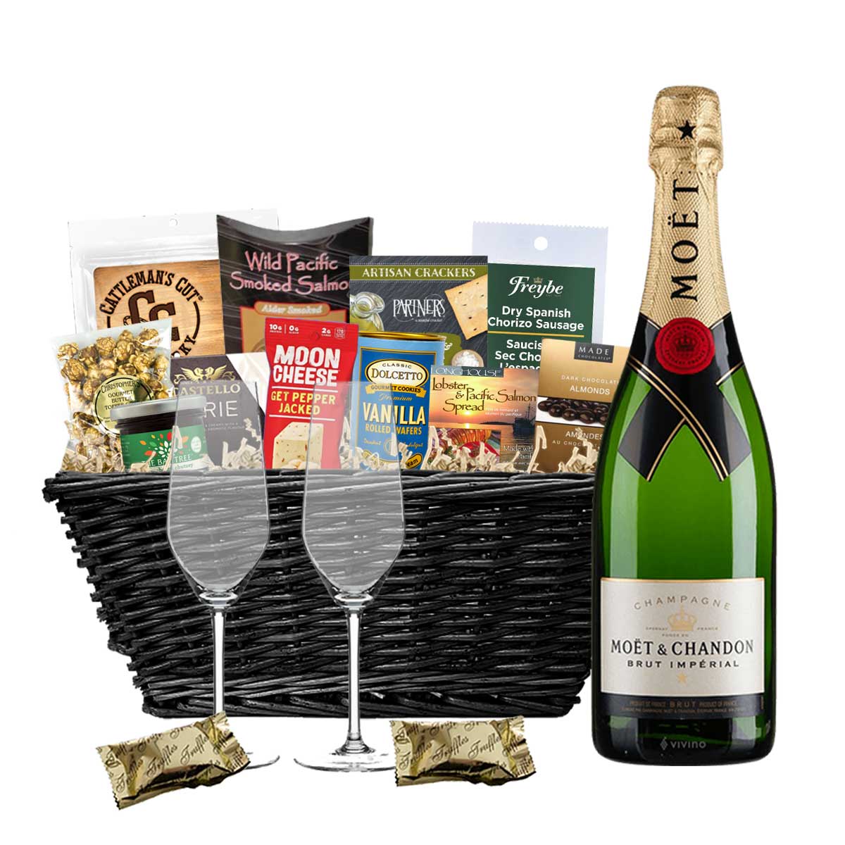 TAG Liquor Stores BC - Moët & Chandon Impérial Brut Champagne 750ml Gift Basket