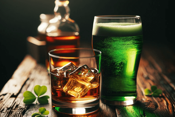 TAG Liquor Stores Delivery Canada St Patrick's Day Collection featuring Irish Whiskey and Green Beer