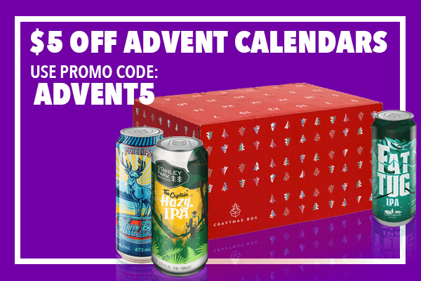 $5 off Advent Calendars Use Promo code: ADVENT5